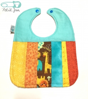Babero básico estilo patchwork - Petit Jan